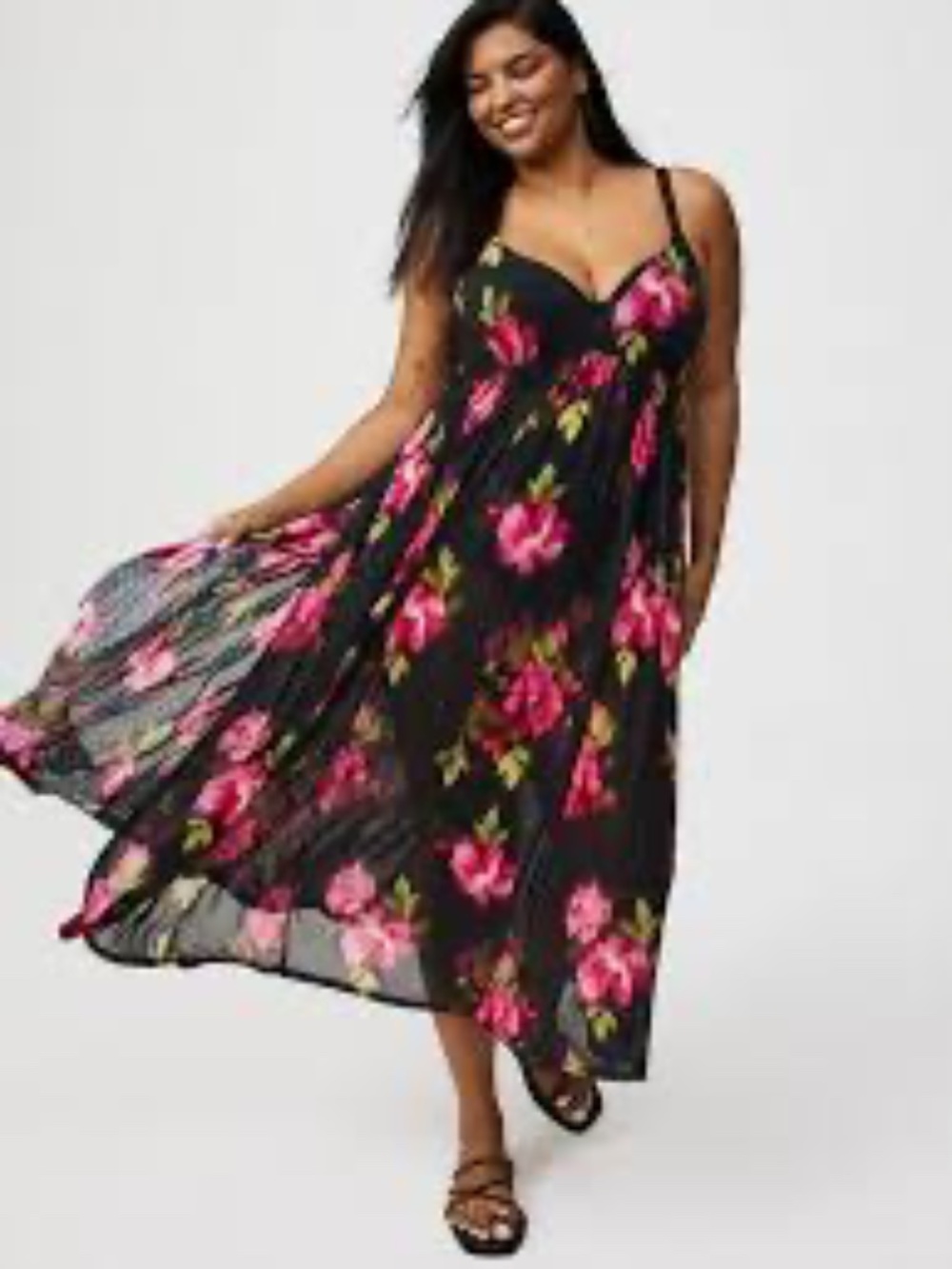 New high slit maxi cover-up dress by Torrid size 1